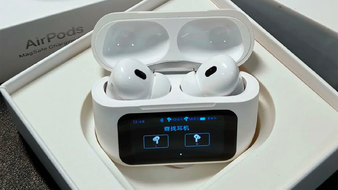 Un commerciante si ispira a un brevetto Apple e crea una custodia per AirPods con display