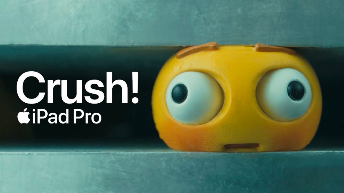 Lo spot “Crush” dedicato ai nuovi iPad Pro scatena diverse polemiche