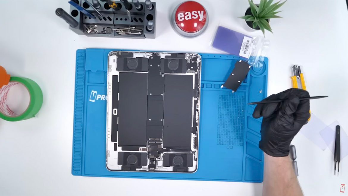 Il primo teardown dell’iPad Pro M4 rivela alcune modifiche interne