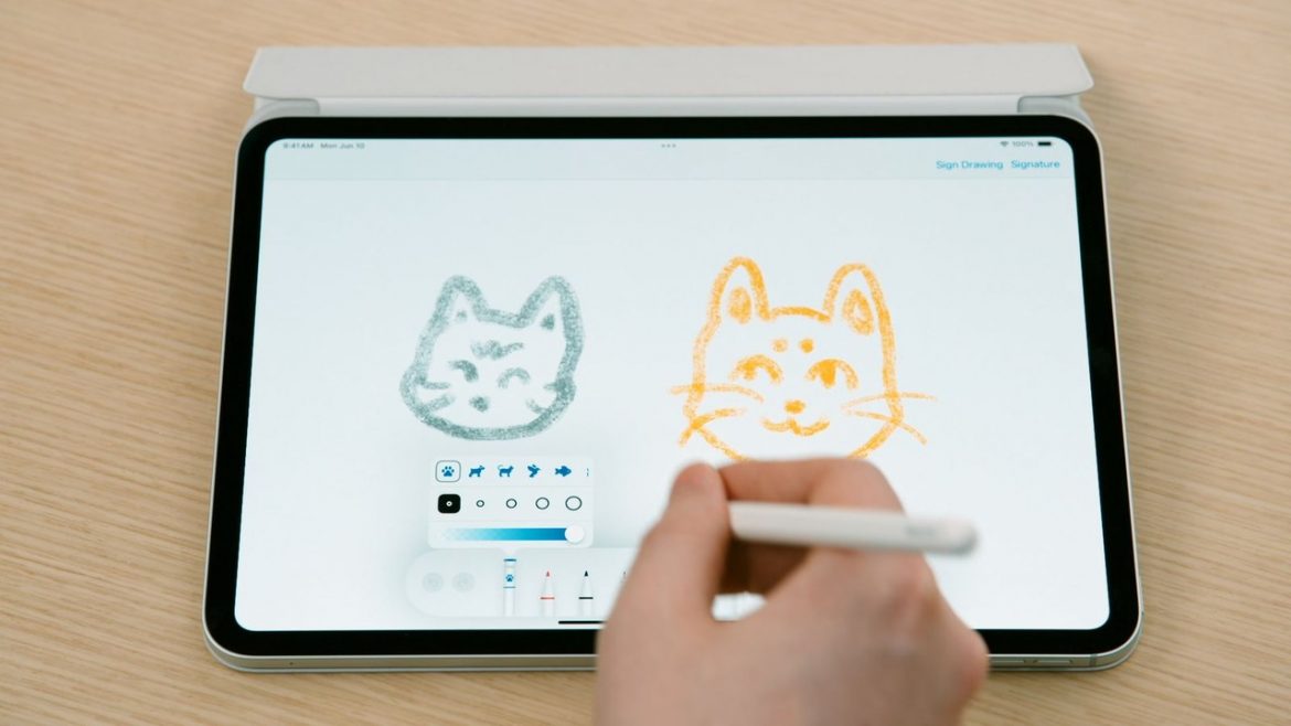 iPadOS 18 introduce nuovi strumenti di disegno personalizzati per Apple Pencil