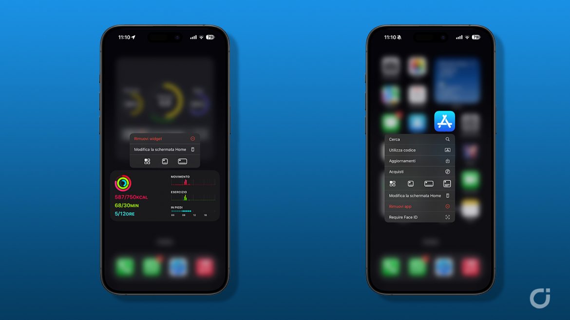 Con iOS 18 potremo modificare le dimensioni dei widget dalla schermata Home