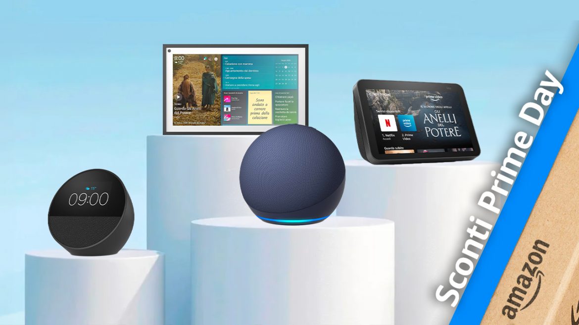 Tutti gli altoparlanti Amazon Echo sono in sconto ad ottimi prezzi, incluso il nuovissimo Echo Spot 2!