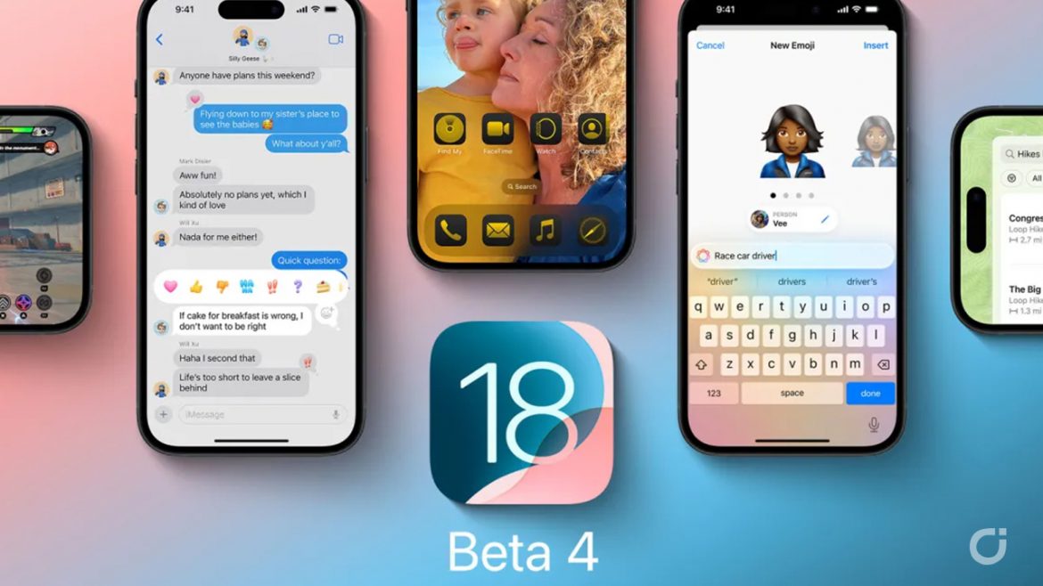 Apple rilascia una nuova versione di iOS 18 beta 4