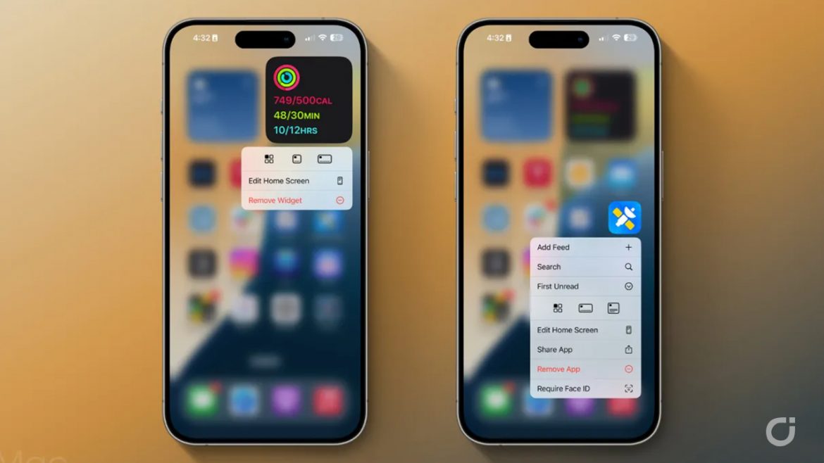 iOS 18 consente di modificare velocemente la dimensione dei widget