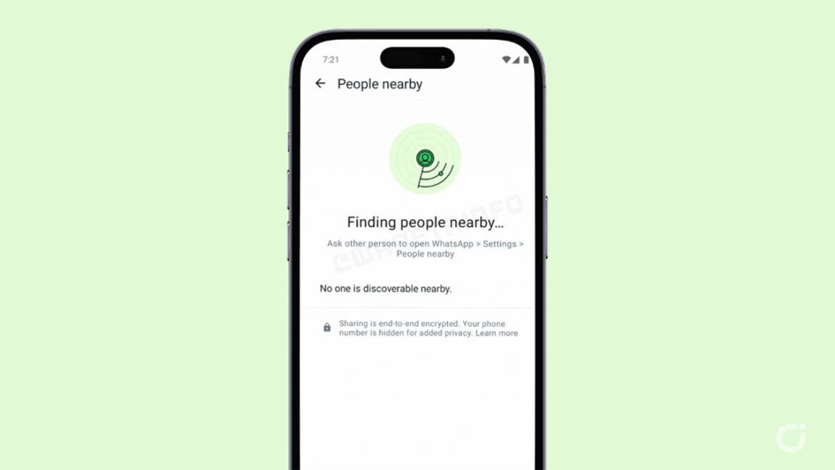 WhatsApp testa Nearby Share, una funzione simile ad AirDrop per la condivisione dei file