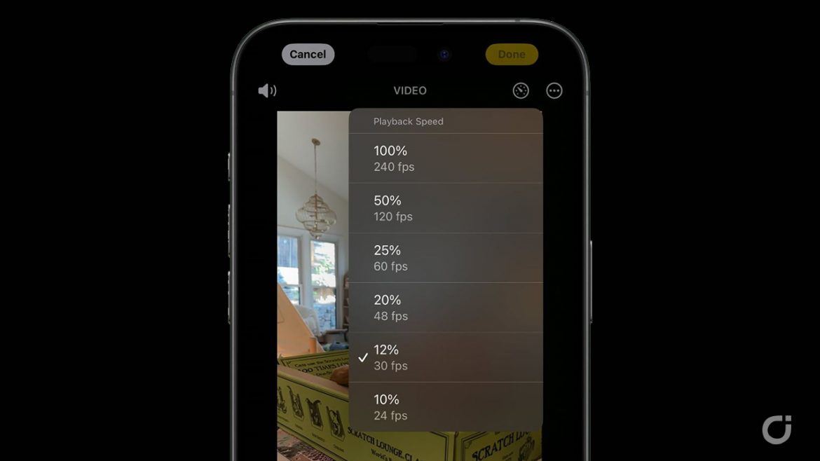 iOS 18 consente di modificare la velocità dei video su iPhone