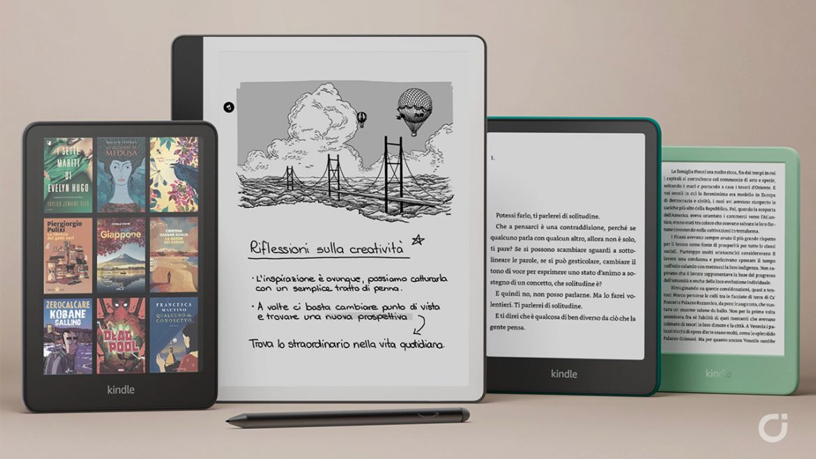 Amazon presenta la nuova gamma di dispositivi Kindle, che include il primo Kindle a colori