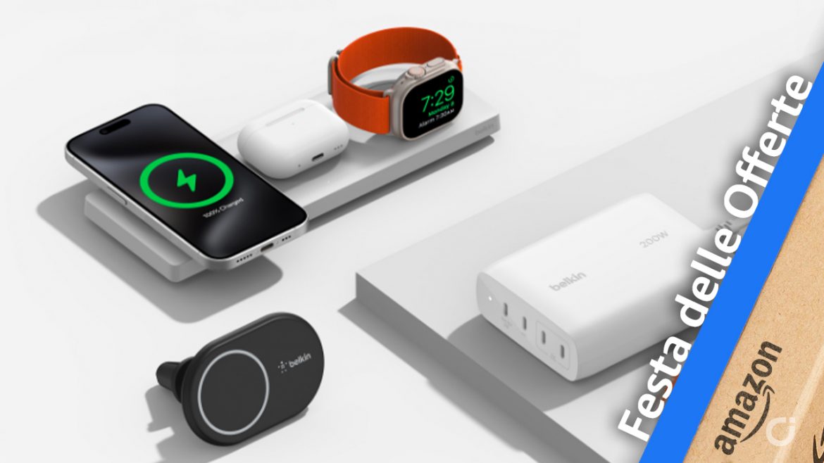 Belkin: Ecco tutte le Offerte sugli accessori per ricaricare i vostri smartphone in wireless, in auto, via cavo o con batterie esterne