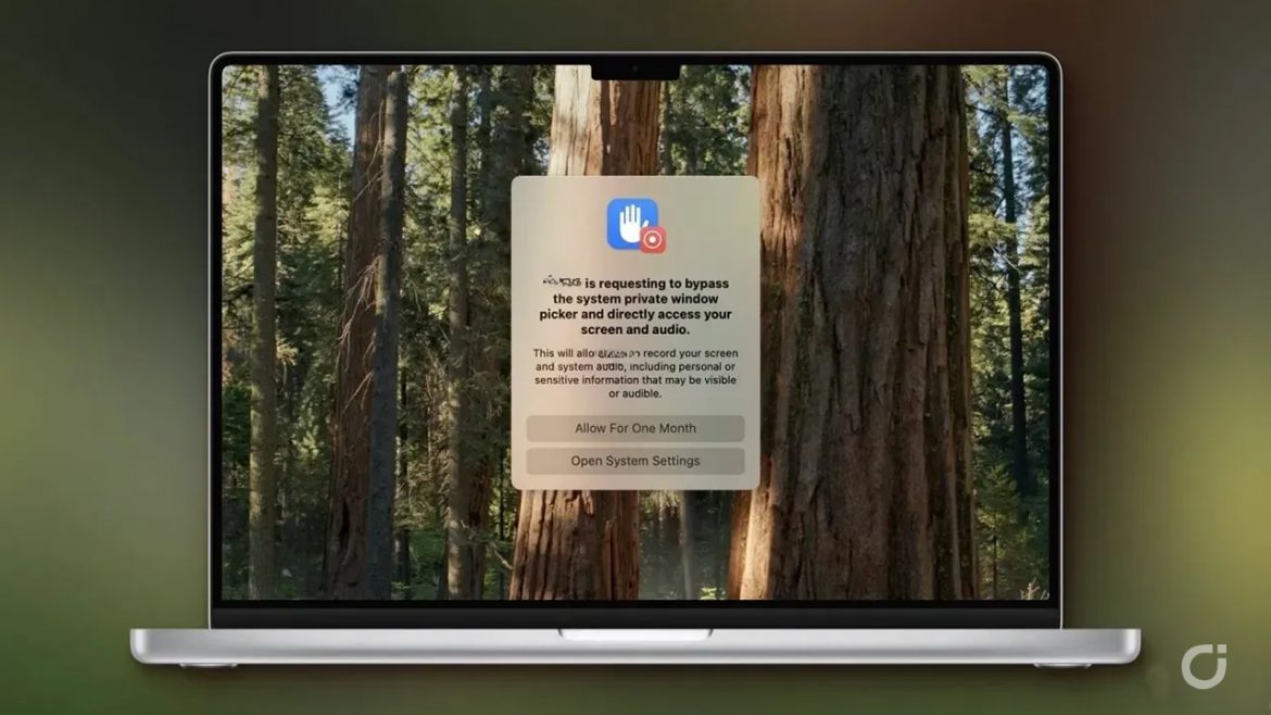 macOS Sequoia 15.1 mostra meno popup di autorizzazione per le app di registrazione dello schermo