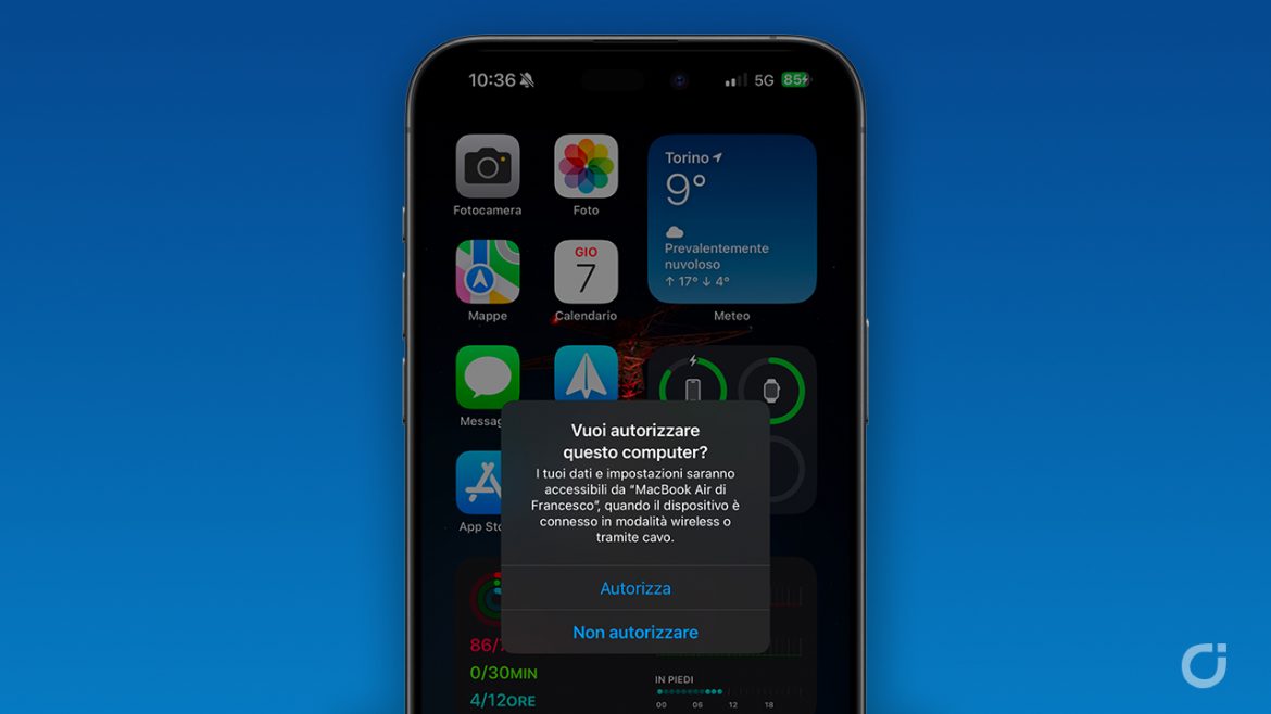 iOS 18.2 permette di autorizzare un nuovo computer con il Face ID