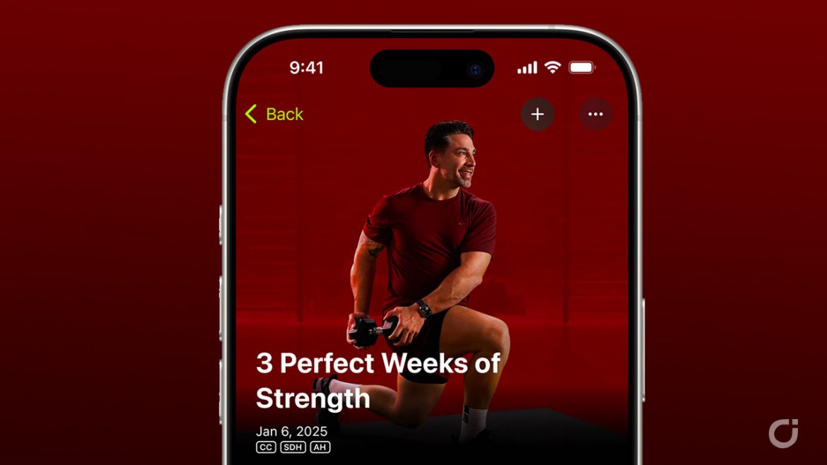 Apple Fitness+ lancia il programma di rafforzamento progressivo