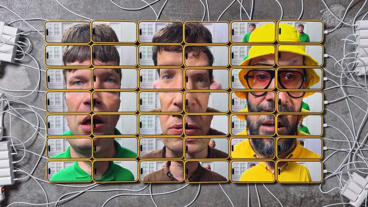 Un video musicale registrato solo con iPhone e riprodotto da 64 iPhone: è il clip degli OK Go