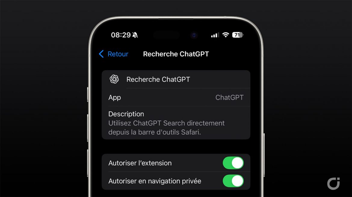 ChatGPT diventa il motore di ricerca predefinito in Safari grazie a una nuova estensione